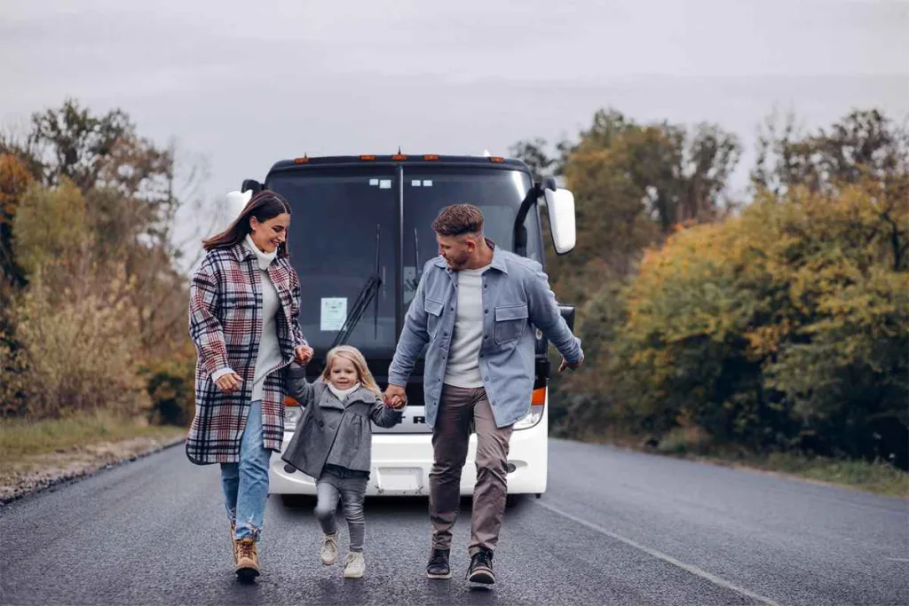 charter bus rental for family reunion