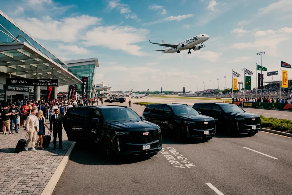 Airport Transportation for Race Weekend Guests