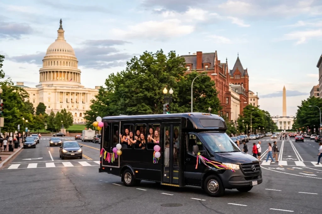 Popular DC Bachelorette Party Bus Routes