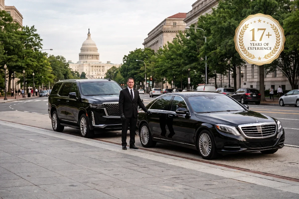 17 Years of Experience in Luxury Transportation in Washington DC