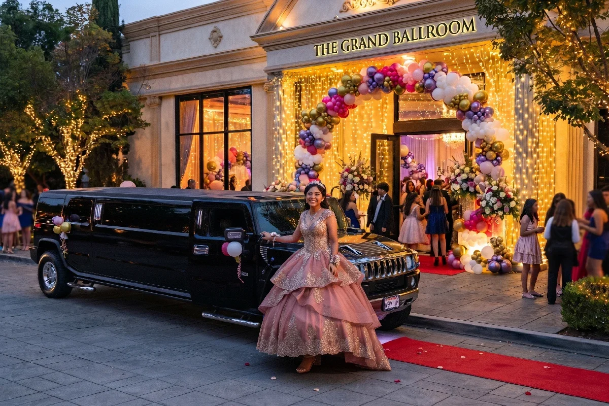 How Does a Sweet 16 or Quinceañera Limo Ride Work_